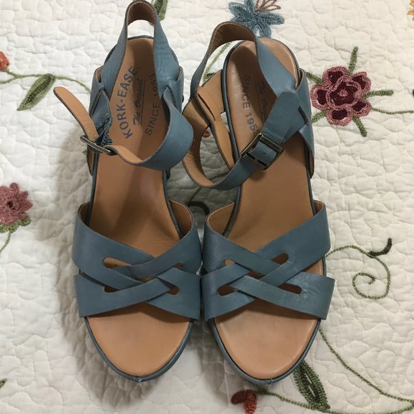 Kork-Ease Deborah Leather Retro Style Clog Shoes 7 - Picture 2 of 8